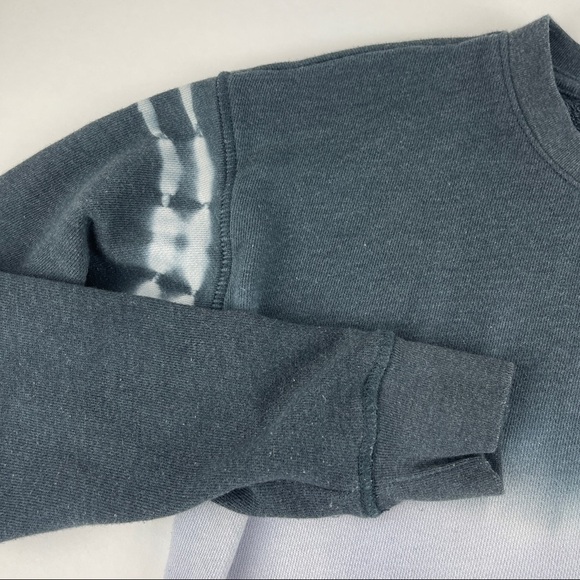 American Eagle Sweatshirt Womens XS Gray White Ombre - Picture 7 of 8